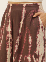 De Moza Womens Printed Culottes Mauve