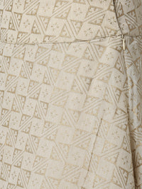 De Moza Ladies Printed Beige Skirt - De Moza (4295473168447)