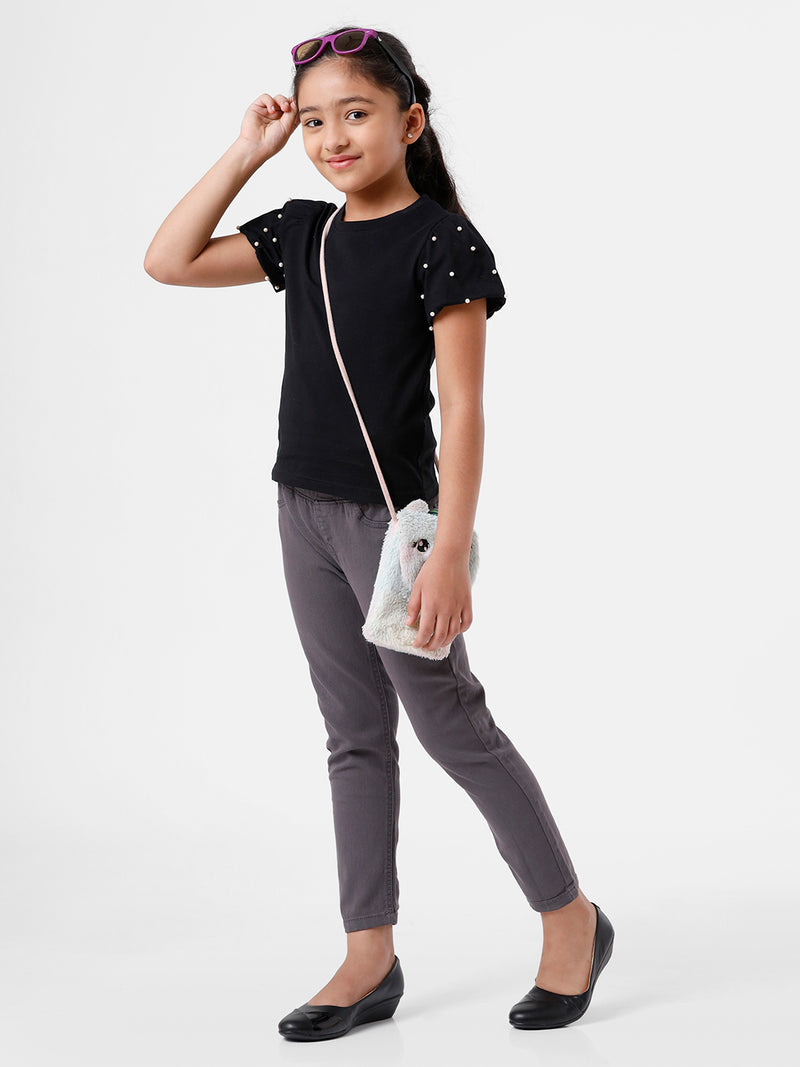 Kids - Girls Top Black