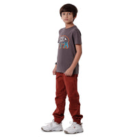 Pack of 2 Pipin Boys T-shirt Spicy Mustard & Dark Grey