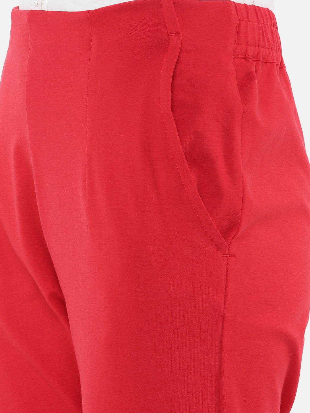 De Moza Women's Cigarette Pant Red