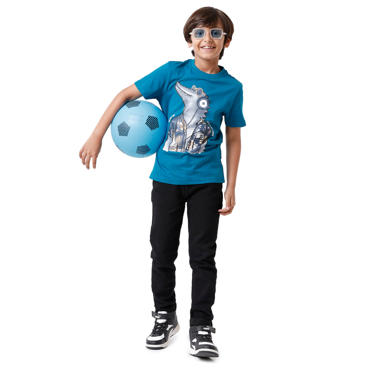 Pipin Boys Combo Cotton T-shirt Pack of 2 - De Moza