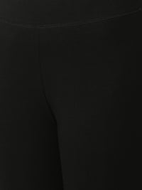 De Moza Women's Ankle Length Leggings Black - De Moza (4359019987007)