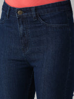 De Moza Women's Denim Jeans Pant Enzyme Blue