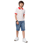 Pack of 2 Pipin Boys T-shirt Yellow & Red