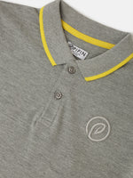 PIPIN Boys Printed T-shirt Grey Melange