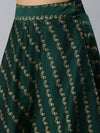 De Moza Women's Skirt Bottle Green
