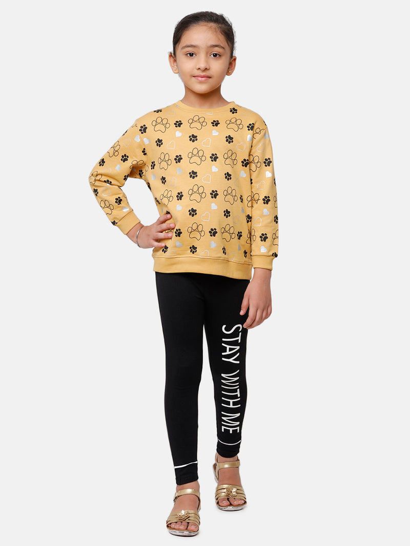 Kids – Girls Ankle Leggings Black