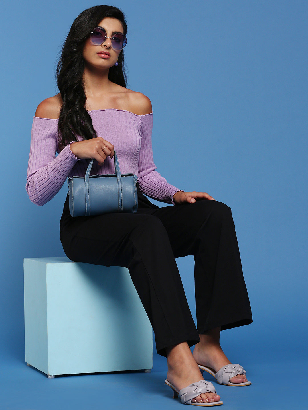 De Moza Women’s Flared Pant Black