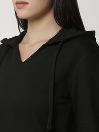 De Moza Ladies Sweat Shirt Black - De Moza (4334894153791)