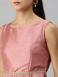 De Moza Women’s Peplum Top Rose Pink