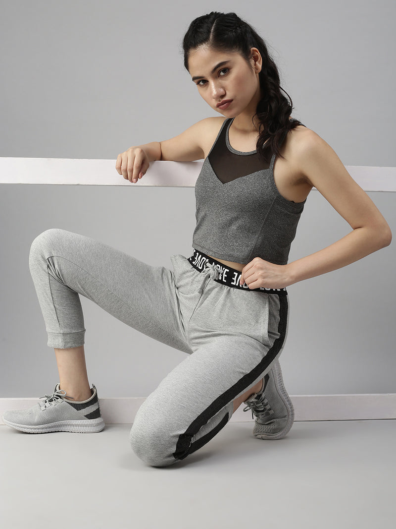 De Moza Ladies Jogger Grey Melange