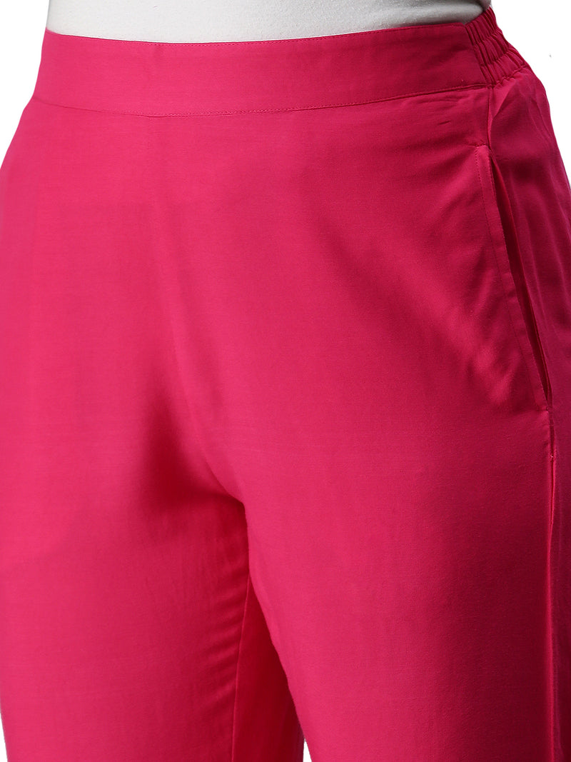 De Moza Women’s Palazzo Fuchsia