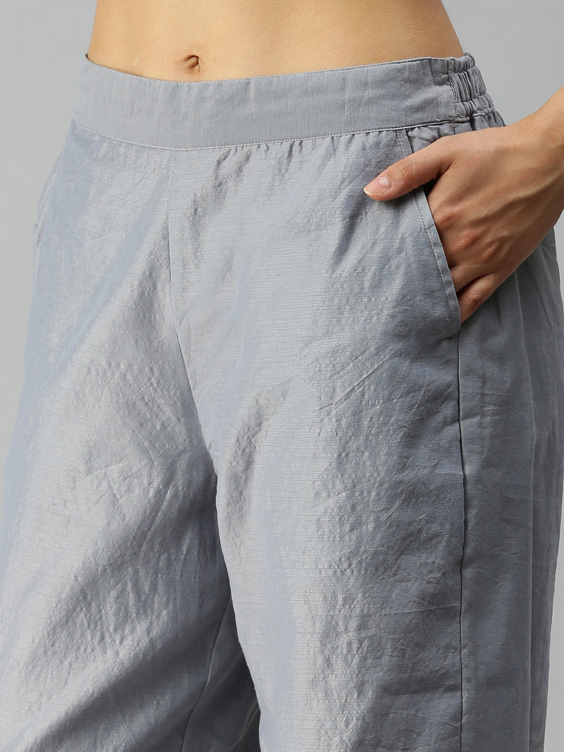 De Moza Ladies Palazzo Steel Grey