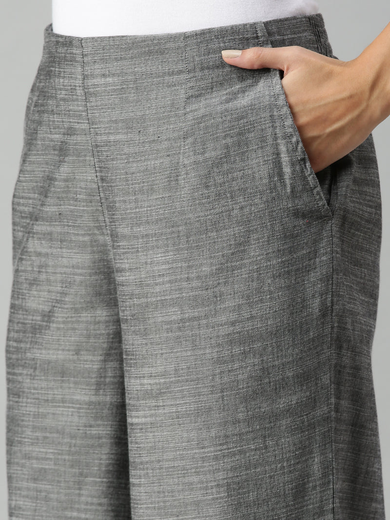 De Moza Ladies Palazzo Dark Grey