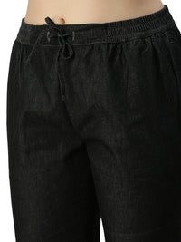 De Moza Ladies Harem Pant Black