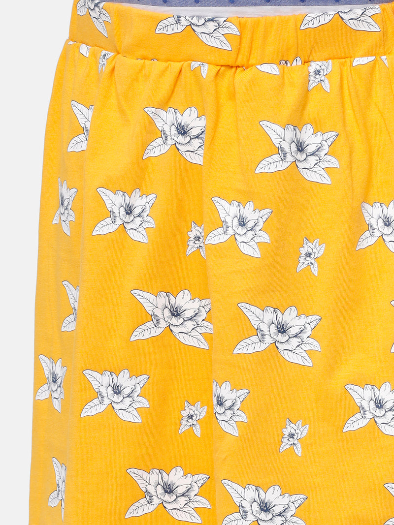 Kids - Girls Printed Skirt Citrus