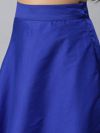De Moza Women's Skirt Royal Blue