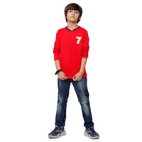 Pack of 2 Pipin Boys T-shirt Offwhite & Raising Red