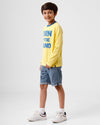 Kids - Boys Printed Full Sleeve T-Shirt Yellow Tail