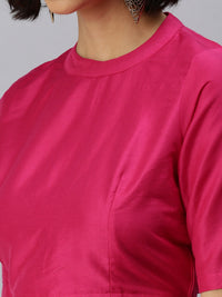 De Moza Women's Blouse Magenta