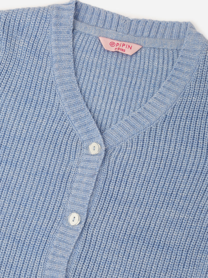 Pipin Girls Sweater Sky Blue