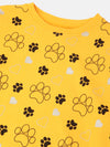 PIPIN Girls Printed Sweatshirt Citrus
