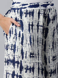 De Moza Women’s Printed Culottes Indigo