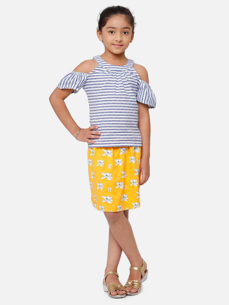 Kids - Girls Printed Skirt Citrus