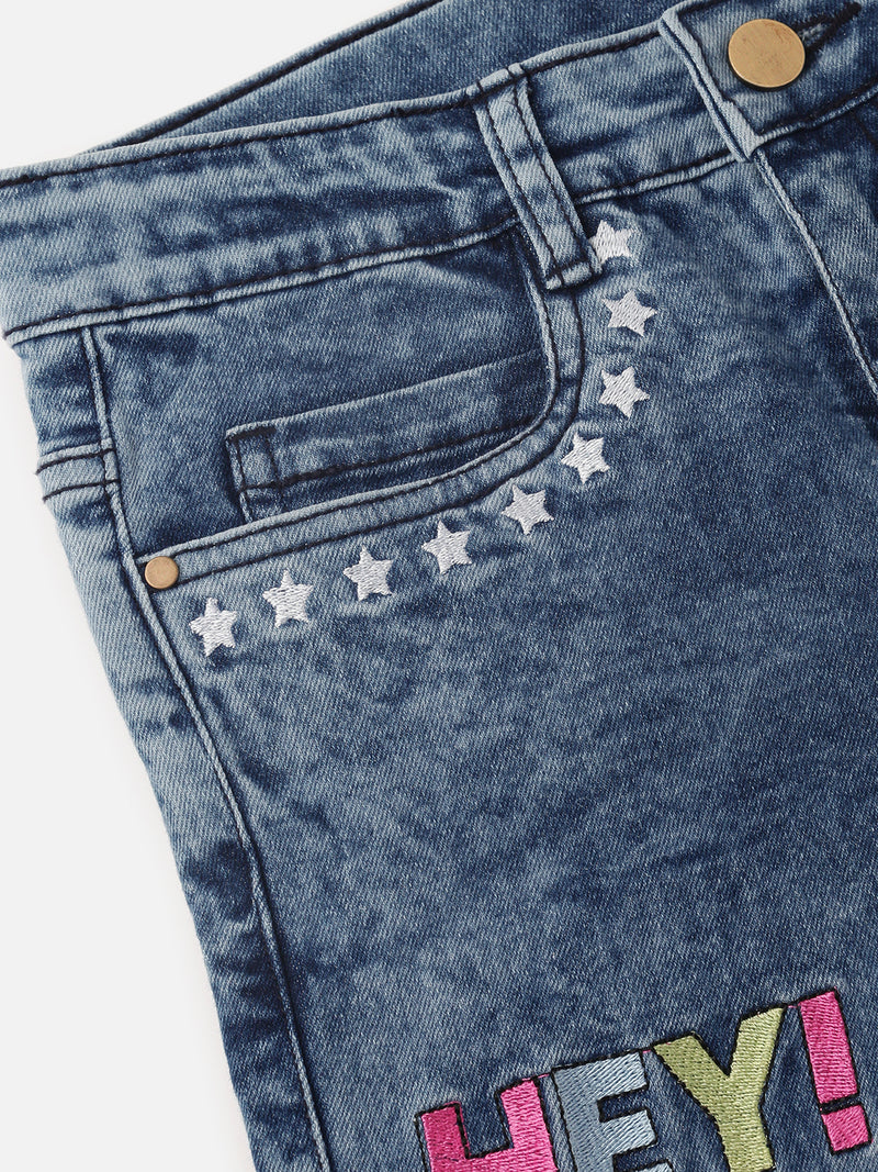 Kids - Girls Denim Shorts Dark Blue