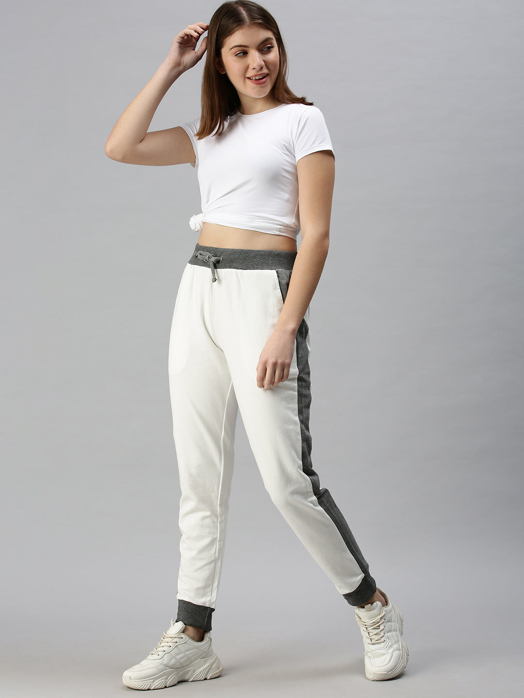 De Moza Women's Jogger OffWhite