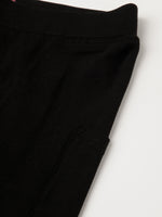 Kids – Girls Printed Ankle Leggings Black