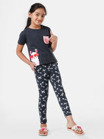 Kids – Girls Printed Pyjama Set Jet Set