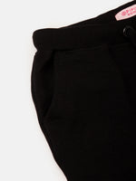 PIPIN Girls Printed Jogger Black