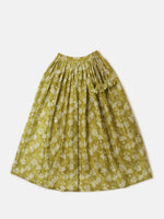 Pipin Girls Printed Lehanga Set Light Olive
