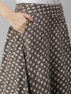 Women's Printed Skirt Grey