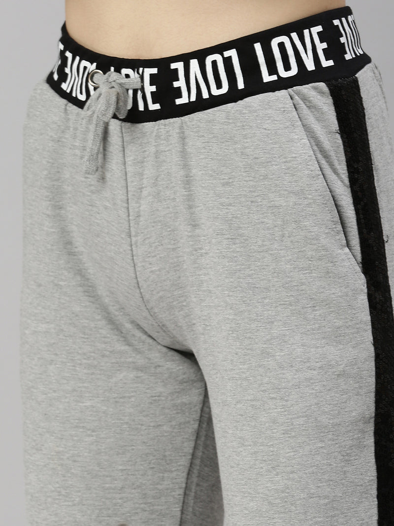 De Moza Ladies Jogger Grey Melange
