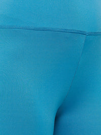 De Moza Ladies Active Wear Leggings Turkish Blue
