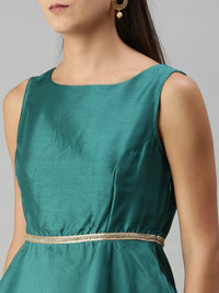 De Moza Women’s Peplum Top Teal