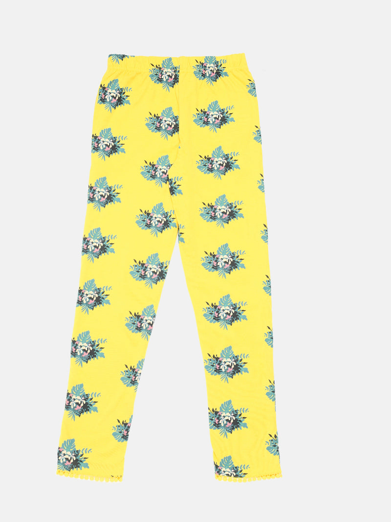 Kids – Girls Printed Pyjama Set Bluing