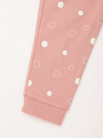 PIPIN Girls Printed Jogger Rose Tan