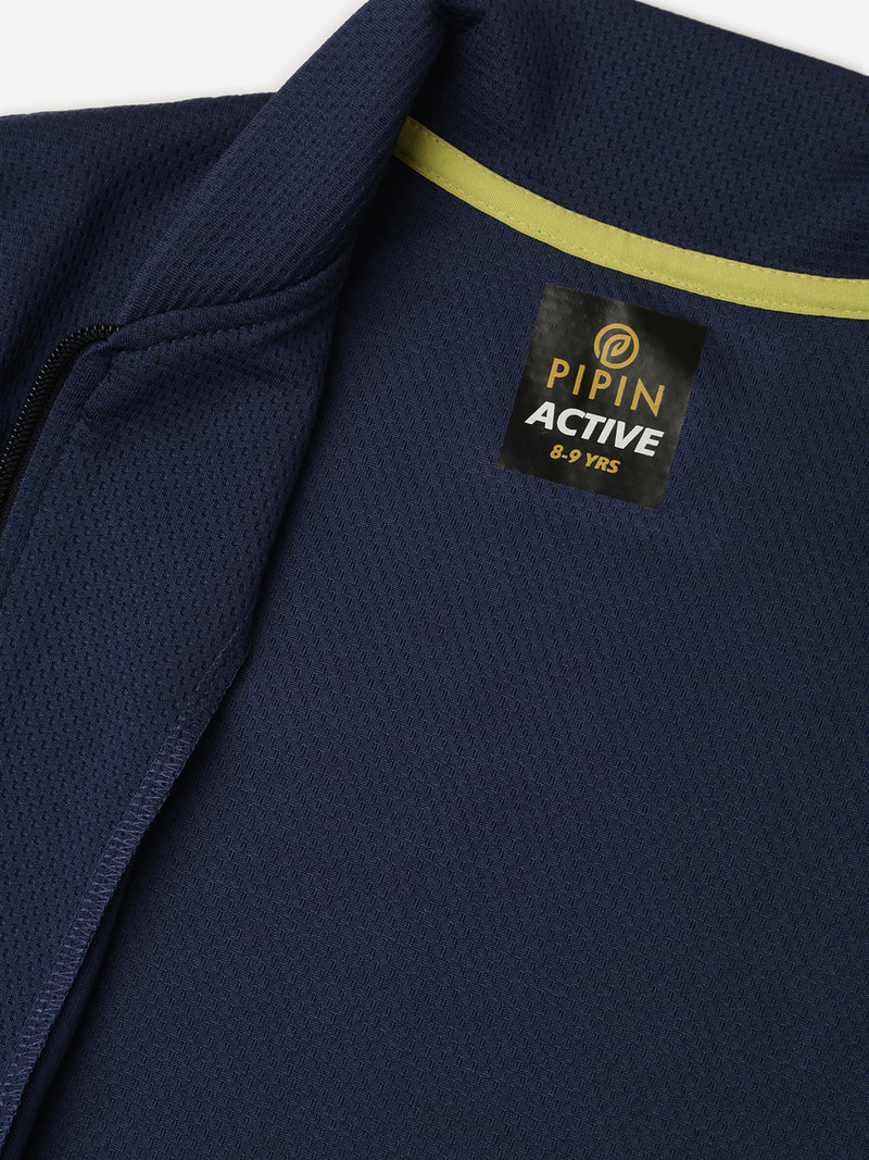 Kids – Boys Active wear Jacket Navy Blue