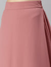 De Moza Women’s Lehenga Set Mauve (3Piece set)