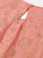 PIPIN Girls Sharara Set Solid Polyester Red & White - De Moza