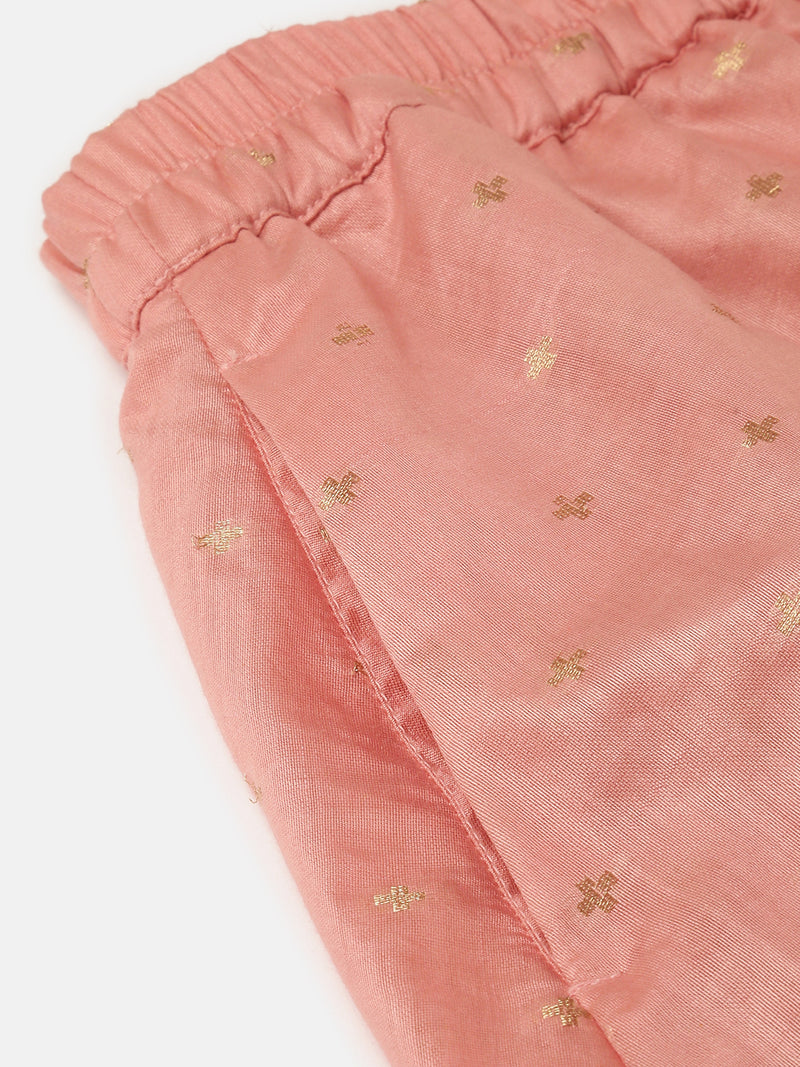 Pipin Girls Lehenga Set Light Pink