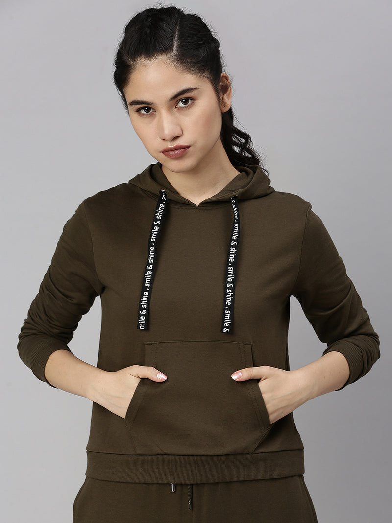 De Moza Women's Co-Ords Sets Olive Green & Olive