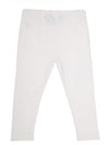 Kids – Girls Ankle Length Leggings White 