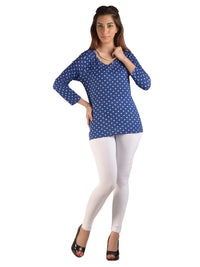 De Moza Ladies Ankle Length Leggings White - De Moza (7713481731)