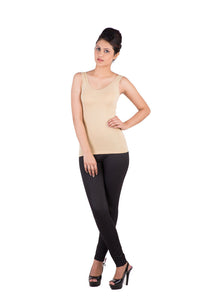 De Moza- Ladies Beige Knit Top - De Moza (7713565379)