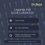 De Moza - Women's White Leggings Ankle Length - De Moza